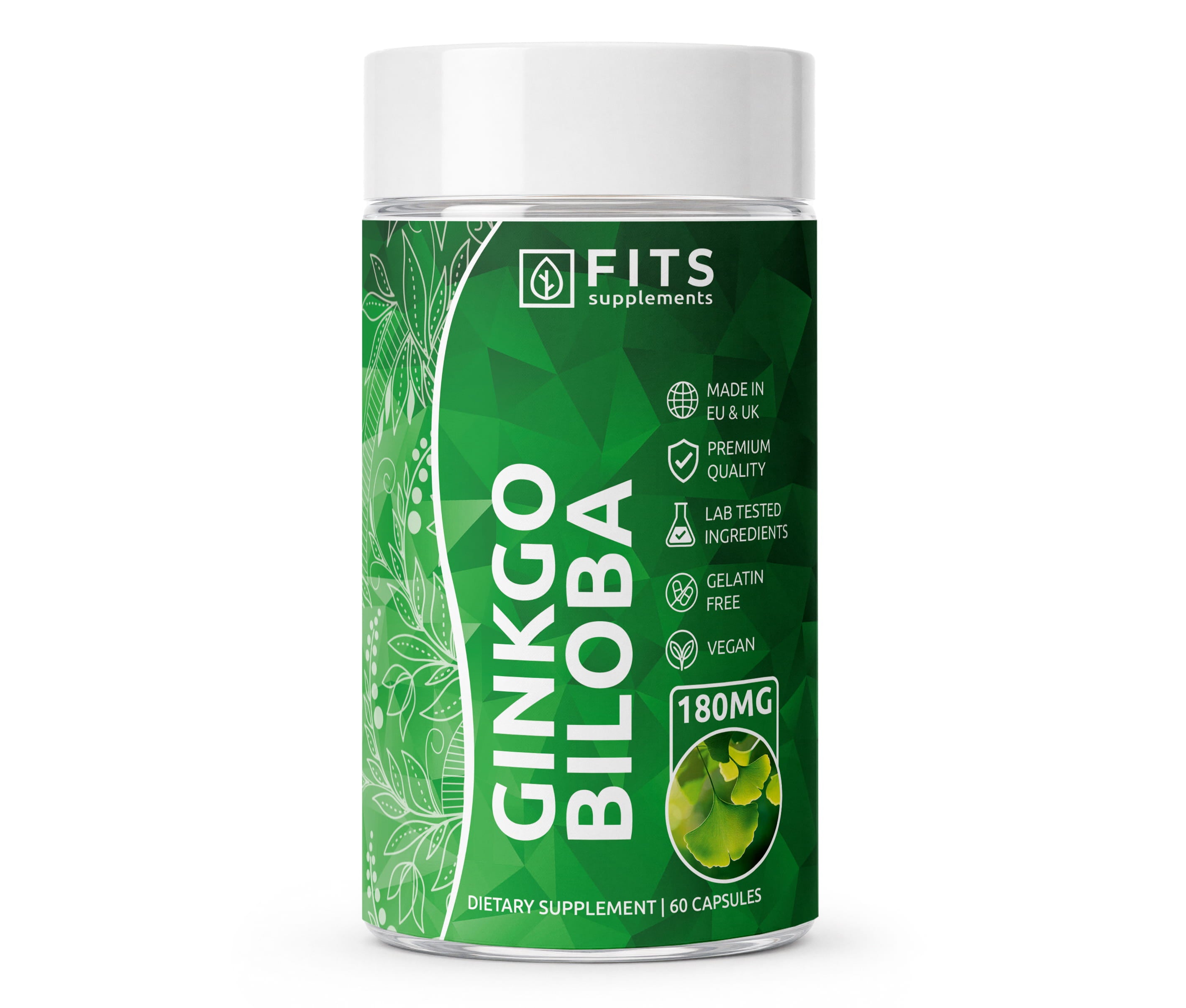 Ginkgo Biloba 180mg 60 capsules