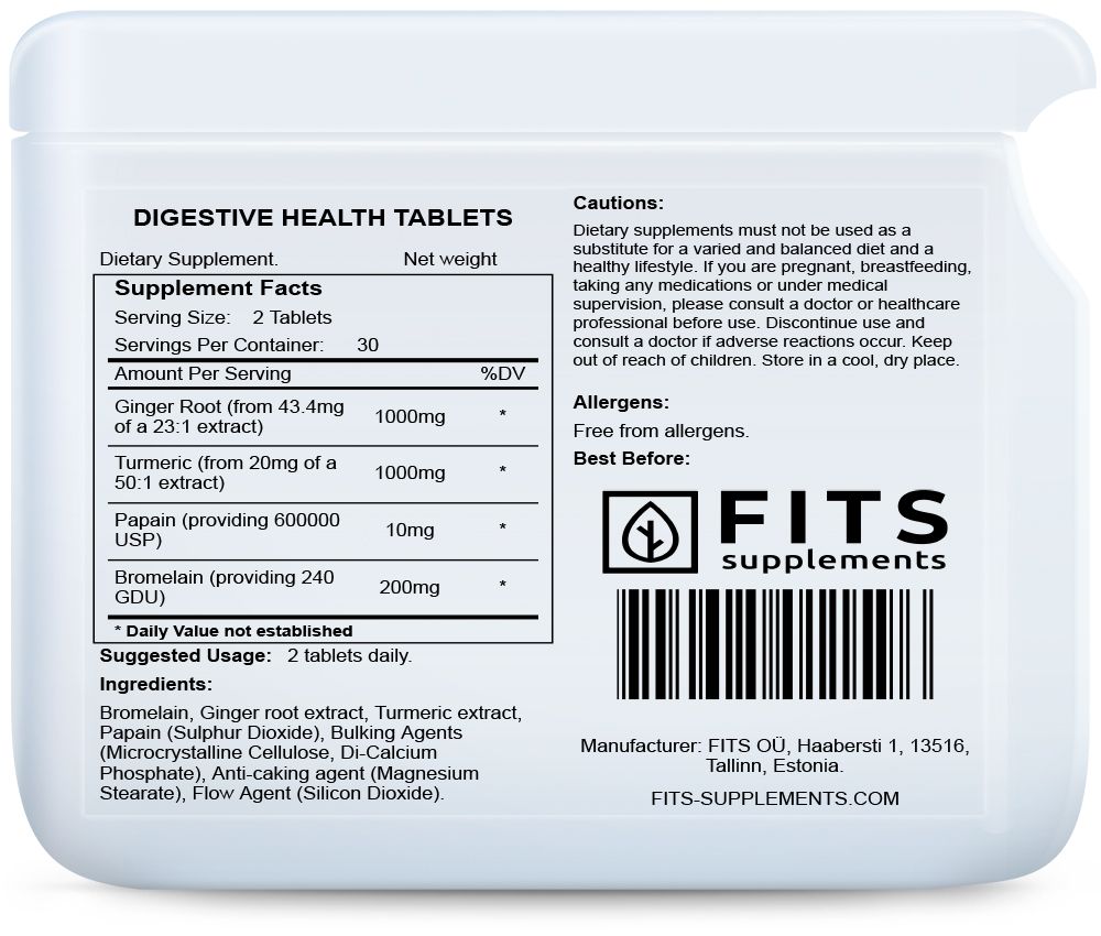 Digestive Health tabletės