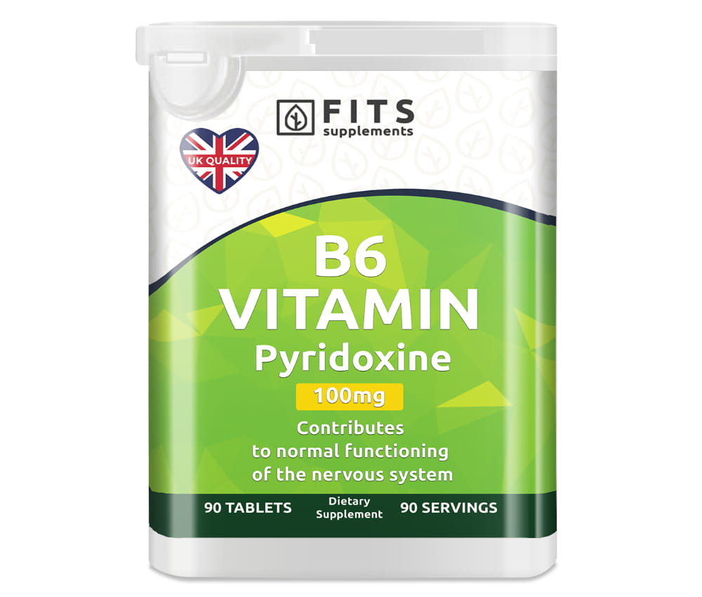 Vitaminas B6 100 mg 90 tabletės
