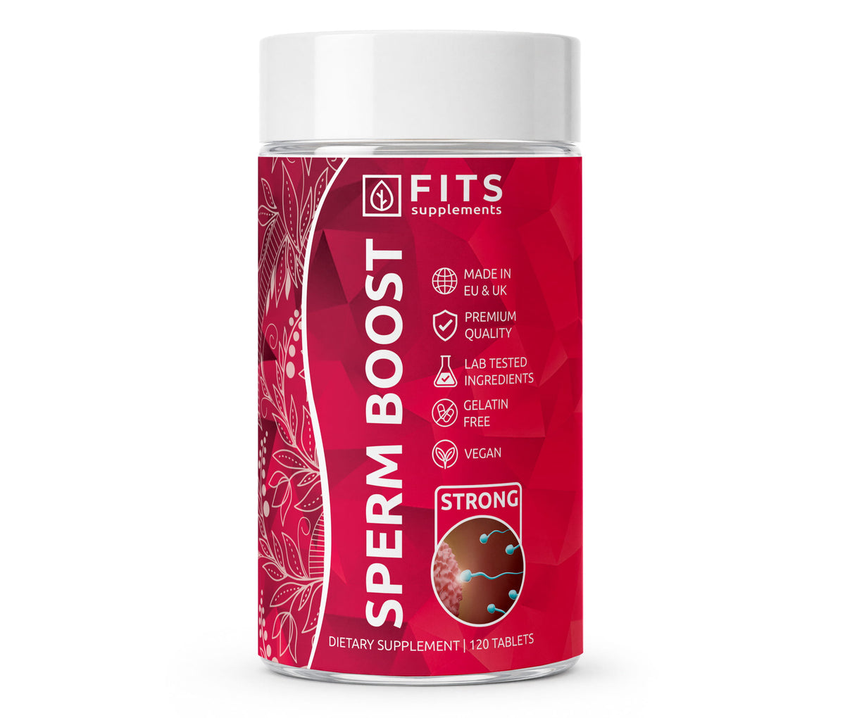 Sperm Boost 7 in 1 kompleksas, tabletės