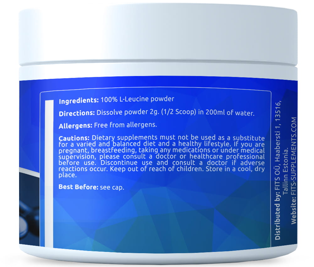 L-Leucine 200g milteliai