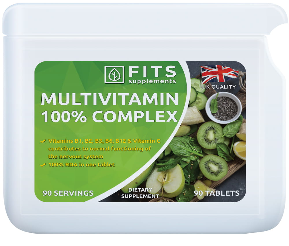 Multivitaminai 100% Complex tabletės N90