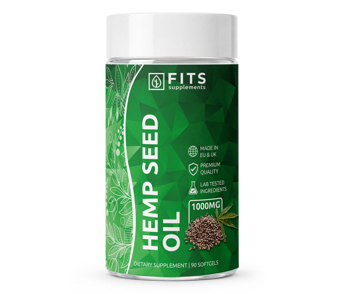 Kanapių aliejus 1000 mg kapsulės N90