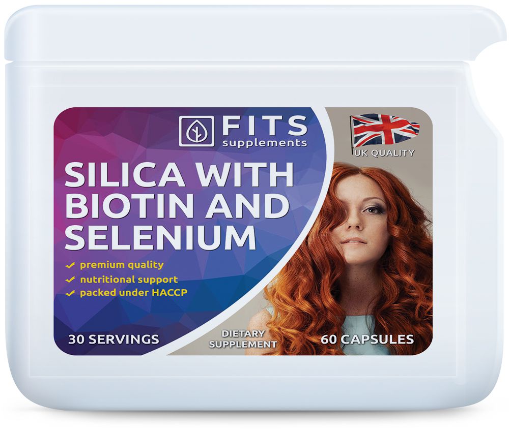 Silicis 250mg su biotinu ir selenu, kapsulės