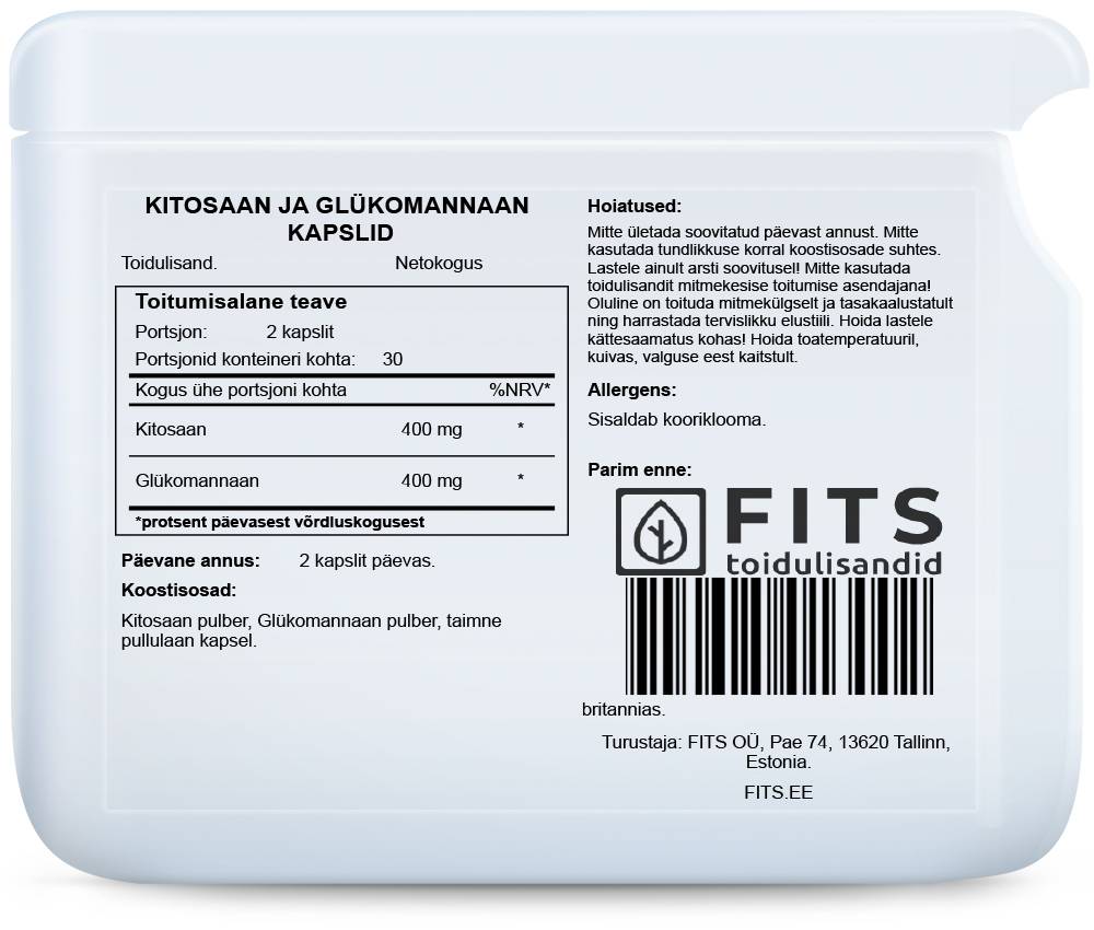 Chitozanas ir gliukomananas
