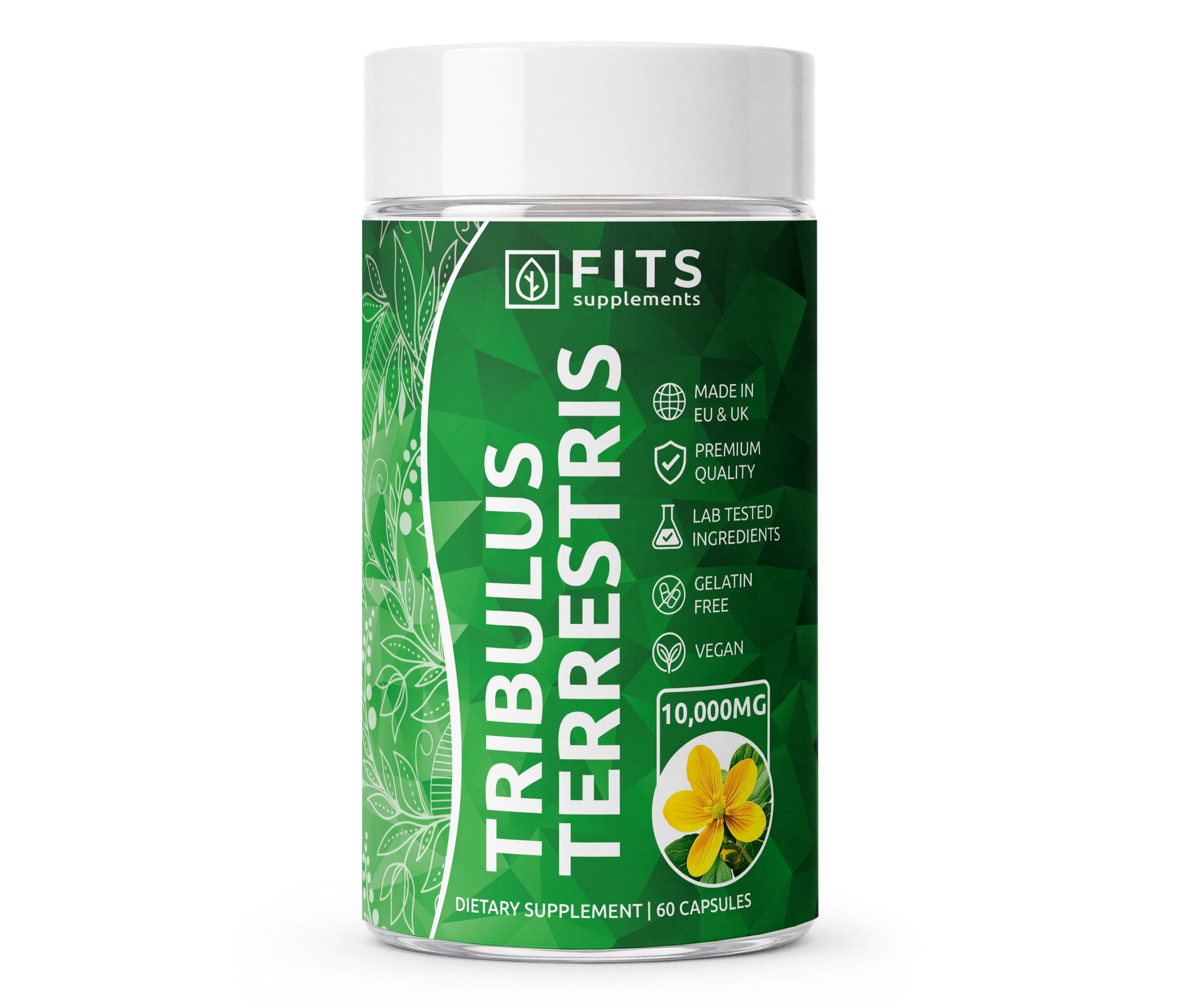 Tribulus Terrestris 10000 mg 60 kapsulių