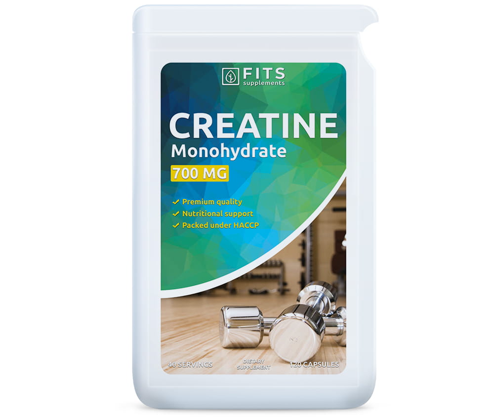 Kreatino monohidratas 700mg kapsulės