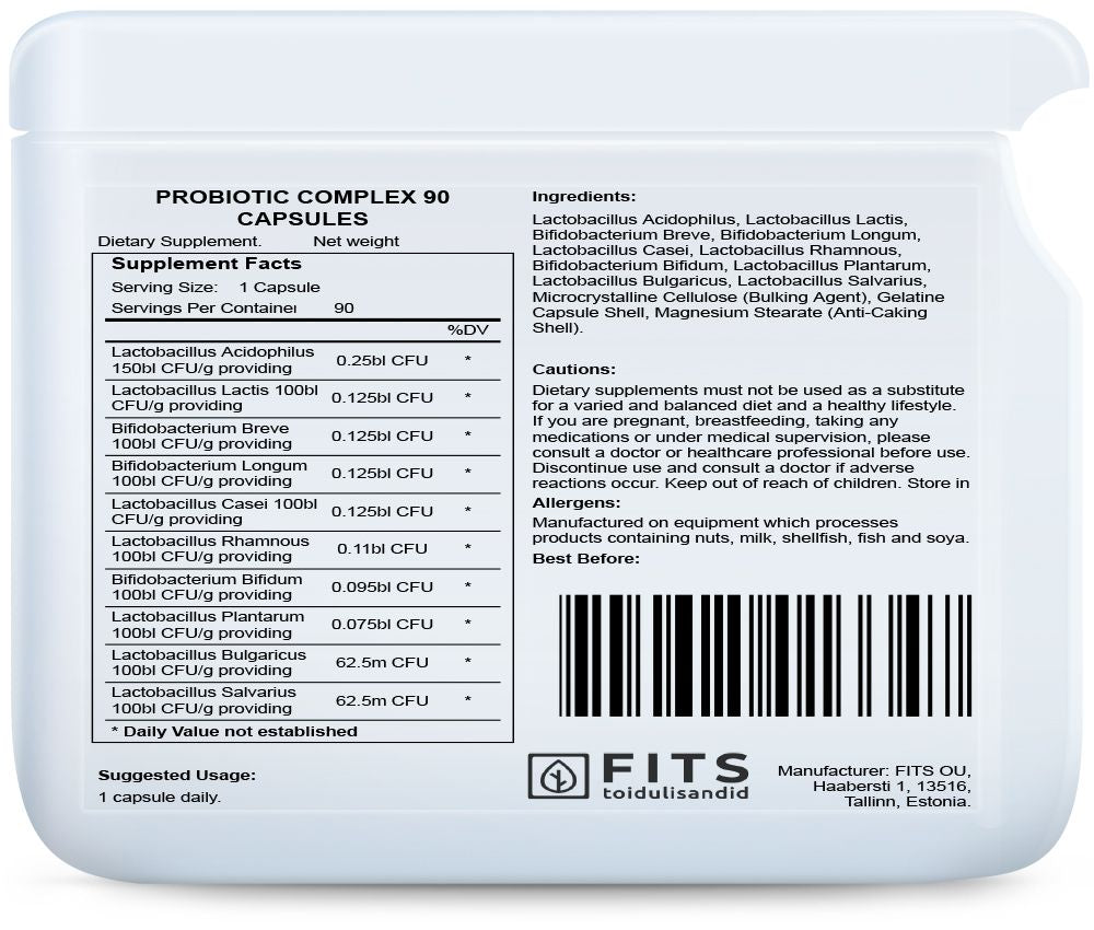 Probiotikų kompleksas, kapsulės N90