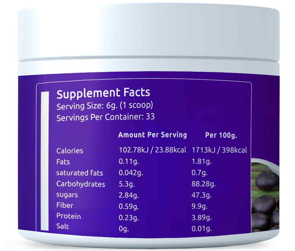 Acai Berry 200g milteliai