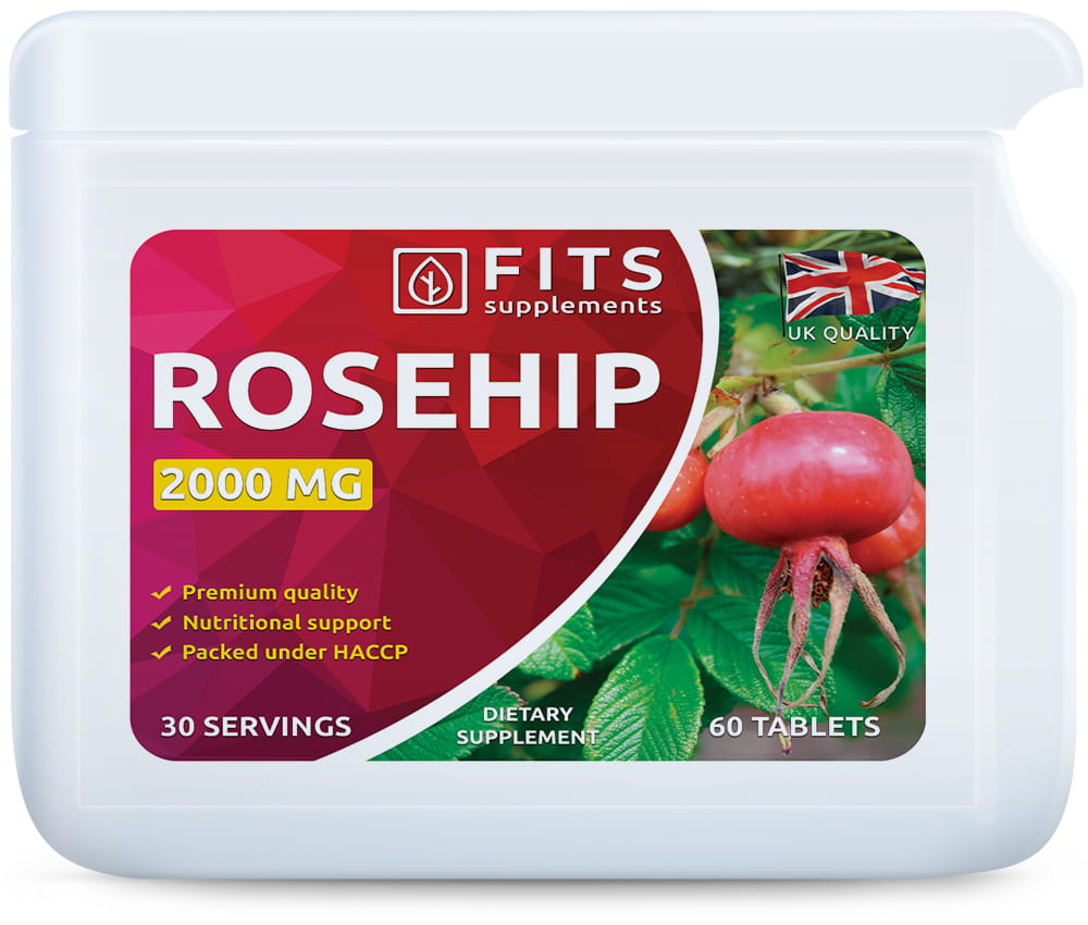 Rosehip Extract 2000mg 60 tabletės