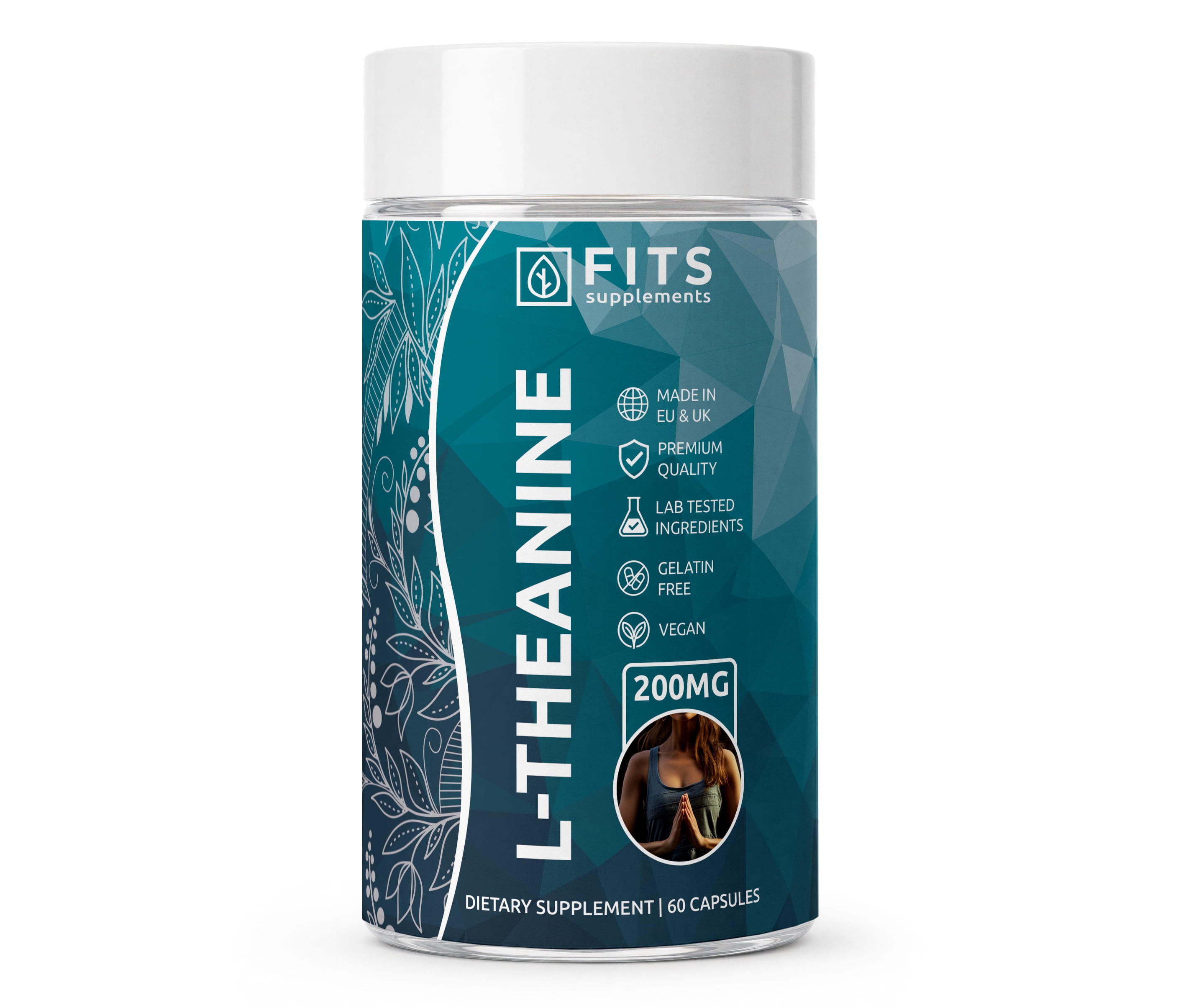 L-Theanine 200mg 60 kapsules