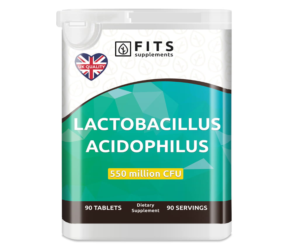 Probiotikai acidofiliniai 50 mg, tabletės N90