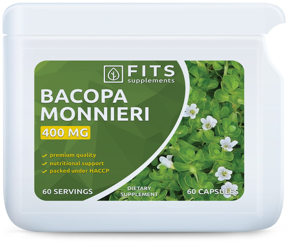 Bacopa Monnieri 400mg 60 kapsulių