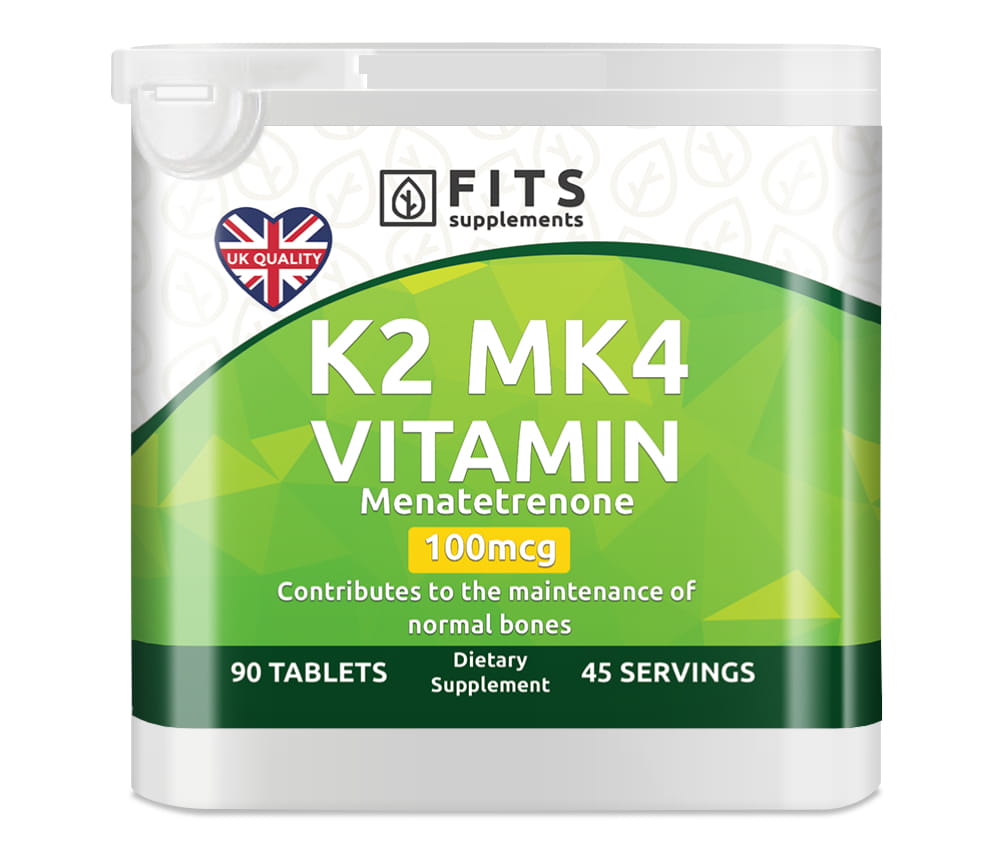 Vitamin K2 MK4 100 mcg 90 tablets
