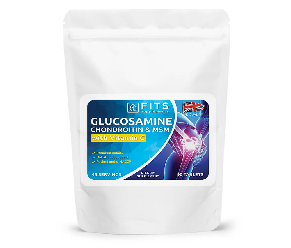Glucosamine, Chondroitin, MSM and Vitamin C 90 tabletės