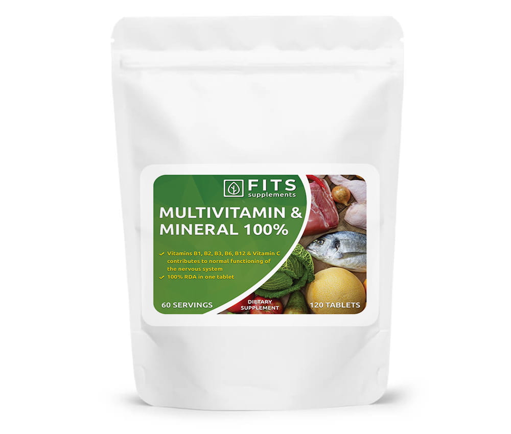Multivitaminai ir mineralai 100% 120 tablečių