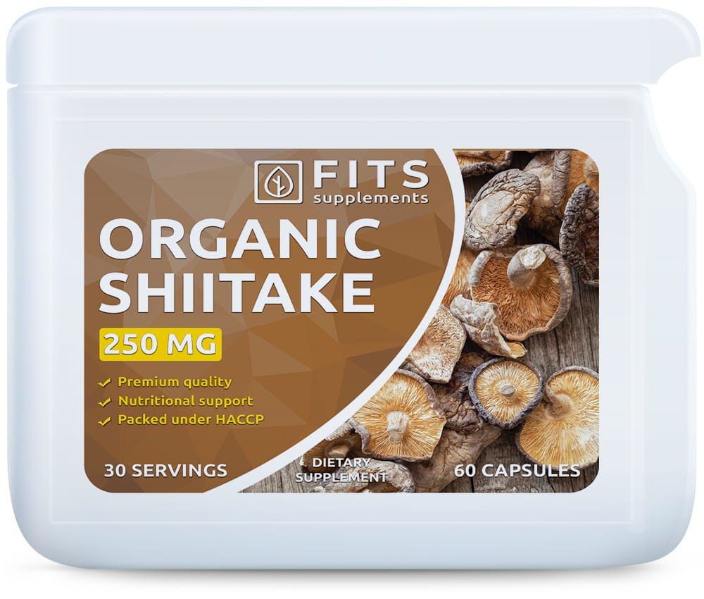 Bio Šiitake 250mg kapsulės