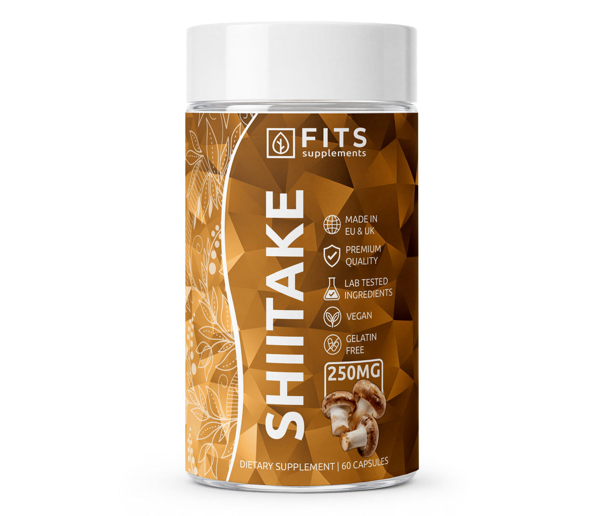 Bio Šiitake 250mg kapsulės