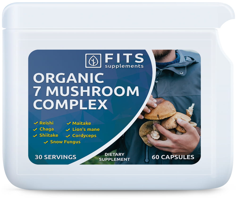 Organic Mushroom Complex 7 in 1 kapsulės