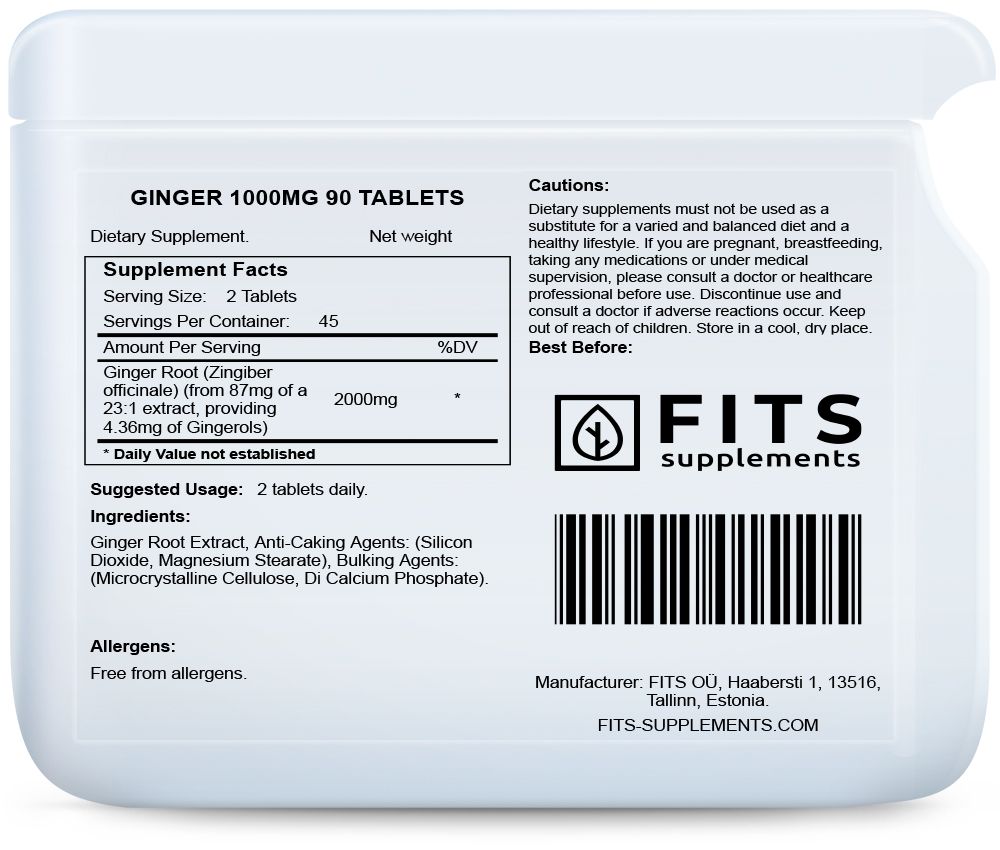 Imbierai 1000 mg 90 tabletės