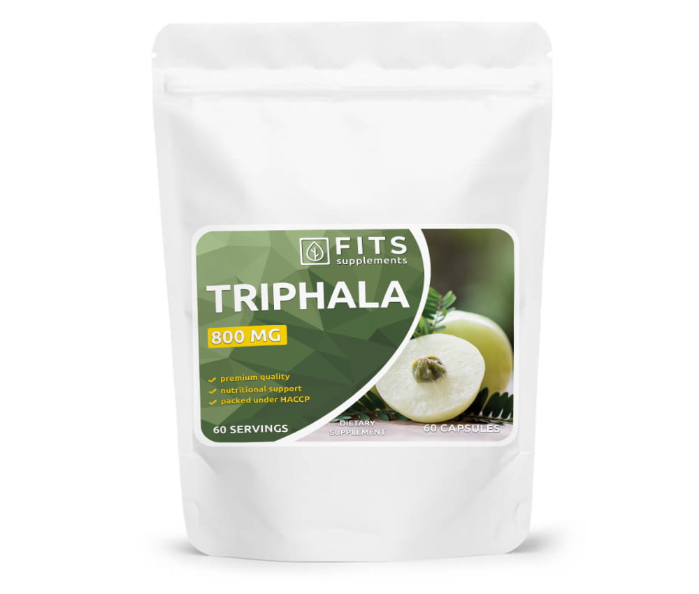 Triphala 800mg 60 capsules