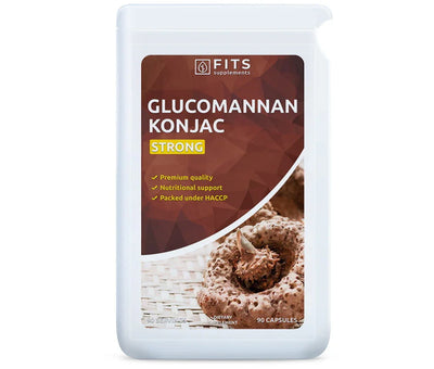 Glucomannan Konjac Strong 600mg kapsulės