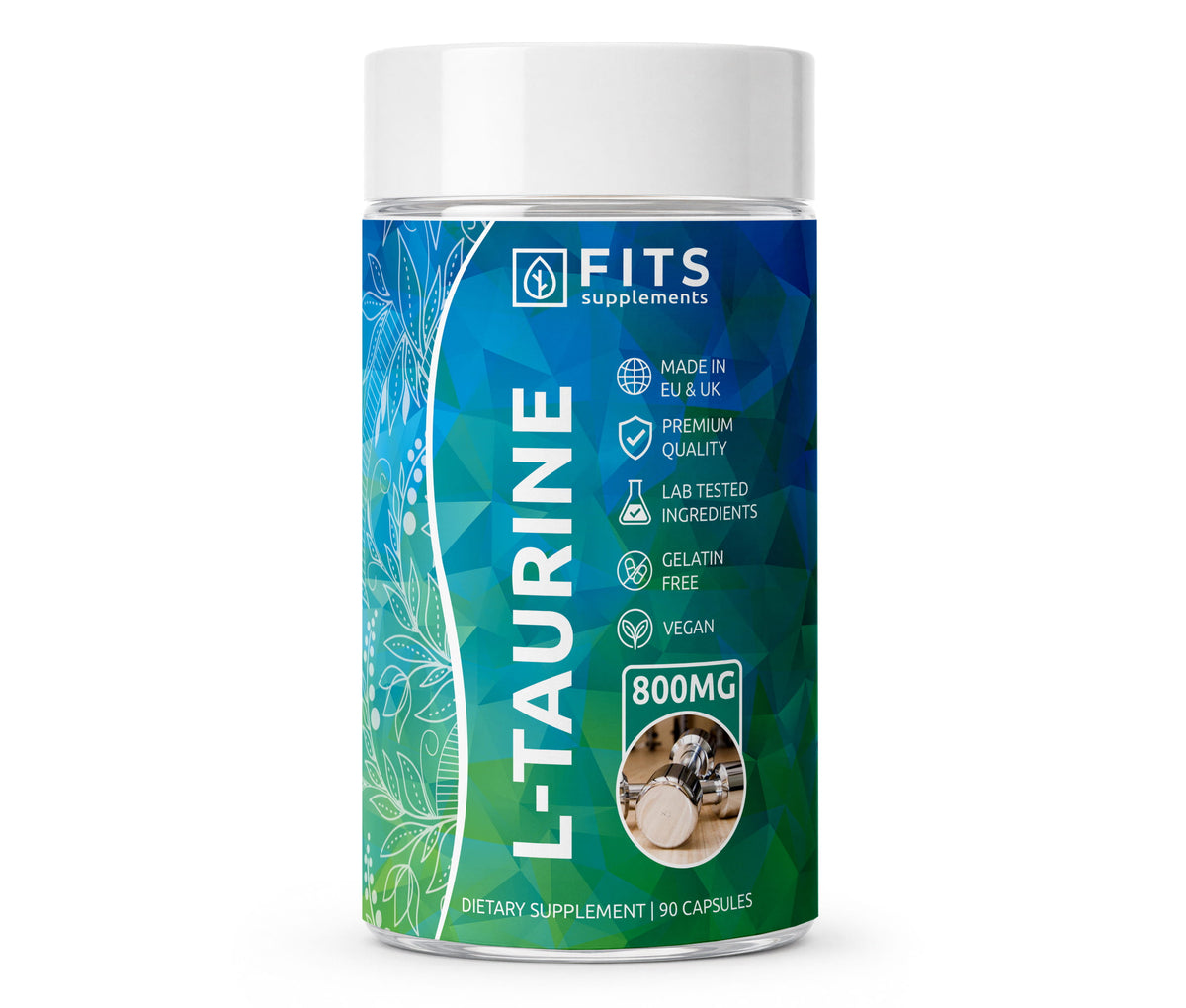 L-taurinas 800 mg kapsules N90
