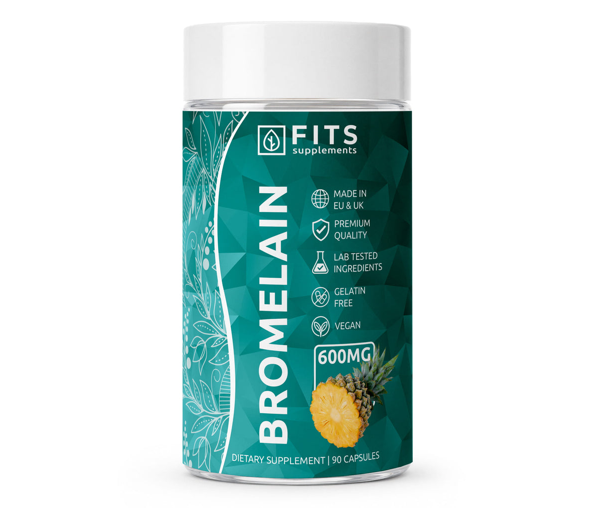 Bromelain 600mg 90 kapsulės