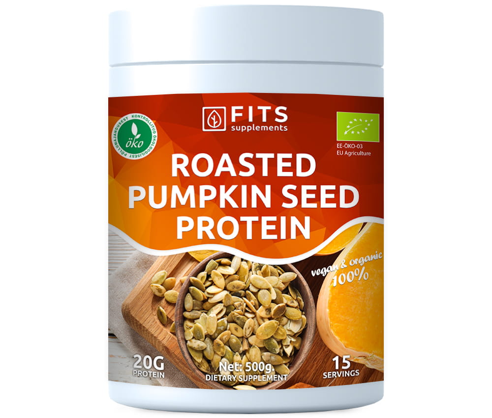Organic Roasted Pumpkin Seed protein milteliai