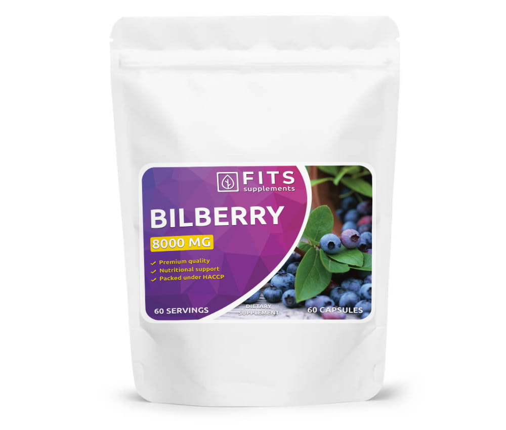 Bilberry Strong 8000mg 60 capsules