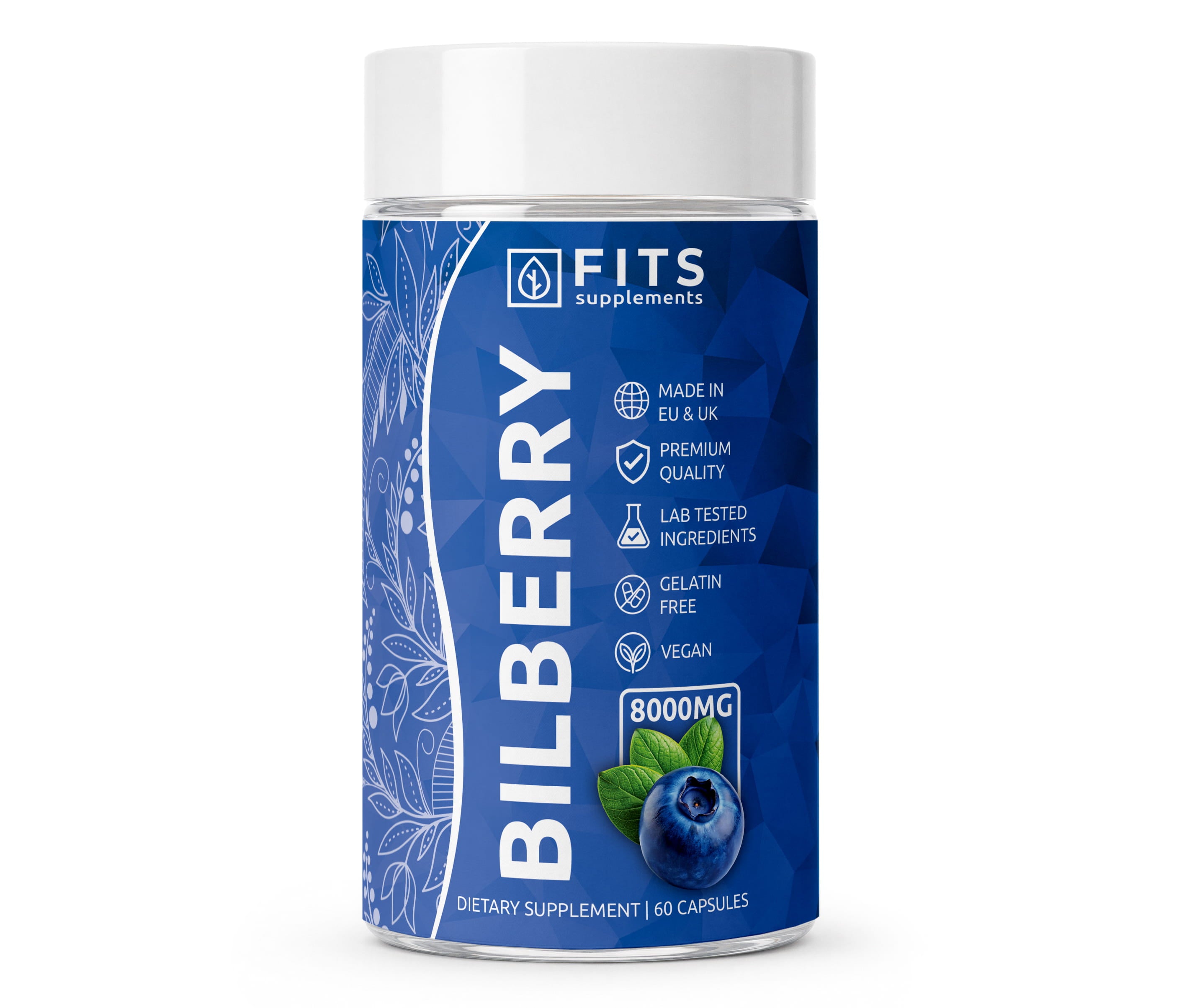 Bilberry Strong 8000mg kapsules
