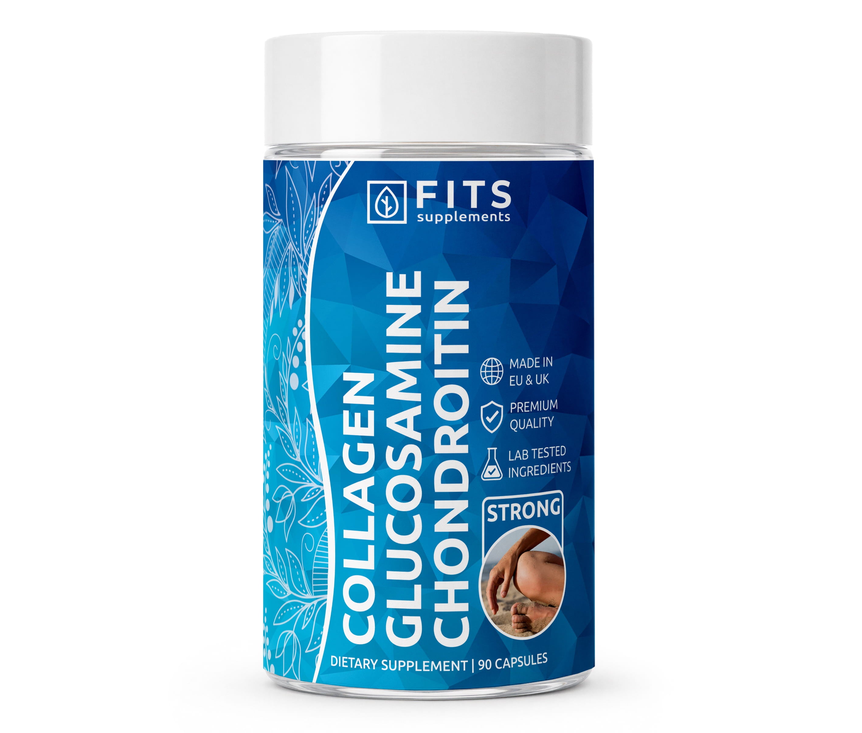 Collagen Glucosamine Chondroitin Strong 90 kapsulės