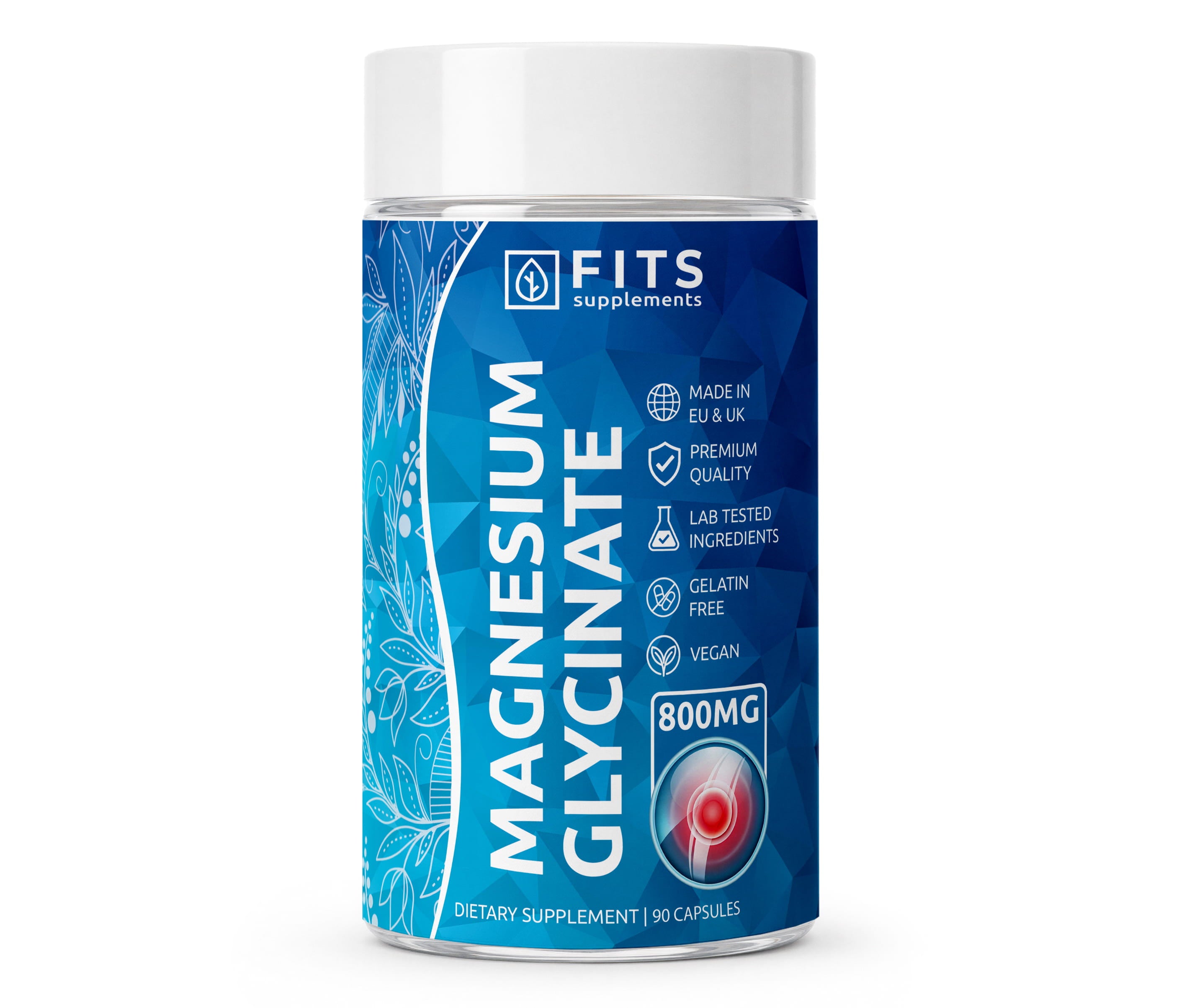Magnio glicinatas 800 mg 90 kapsulių