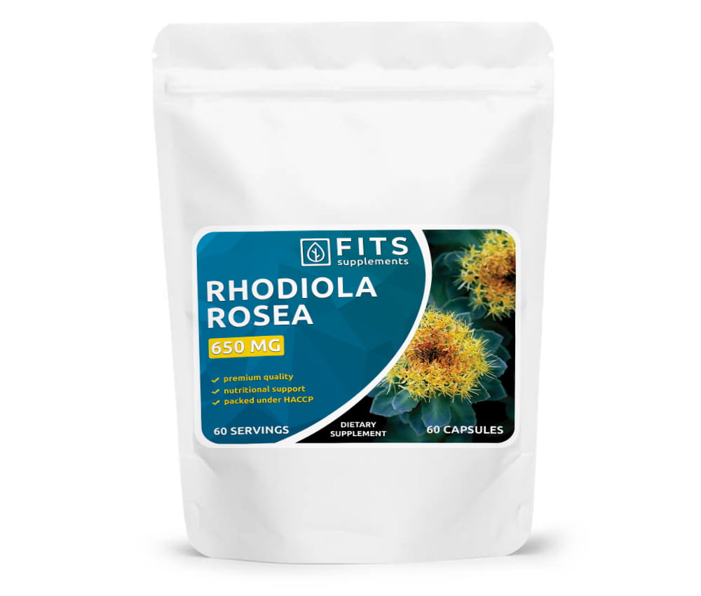 Rhodiola Rosea 650mg 60 capsules