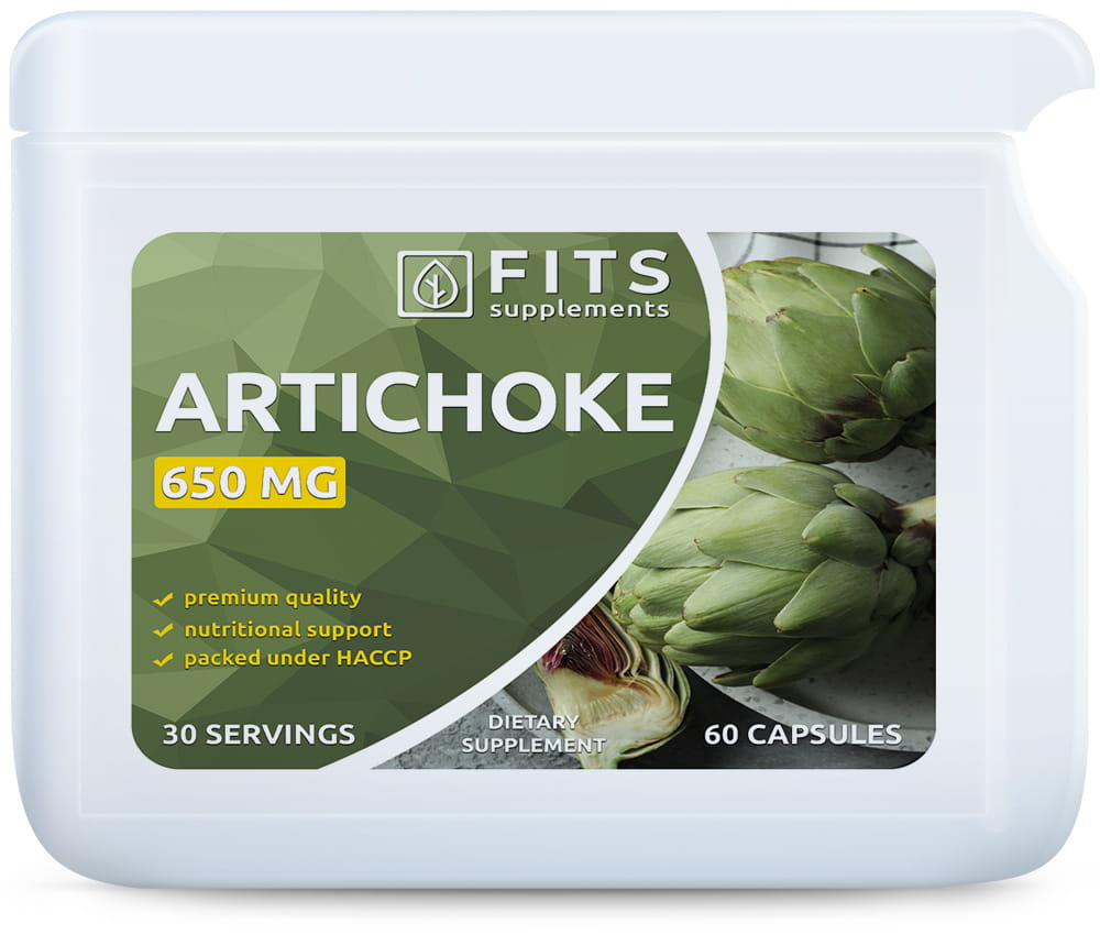 Artišokas 650mg 2.5% Cynarin kapsulės