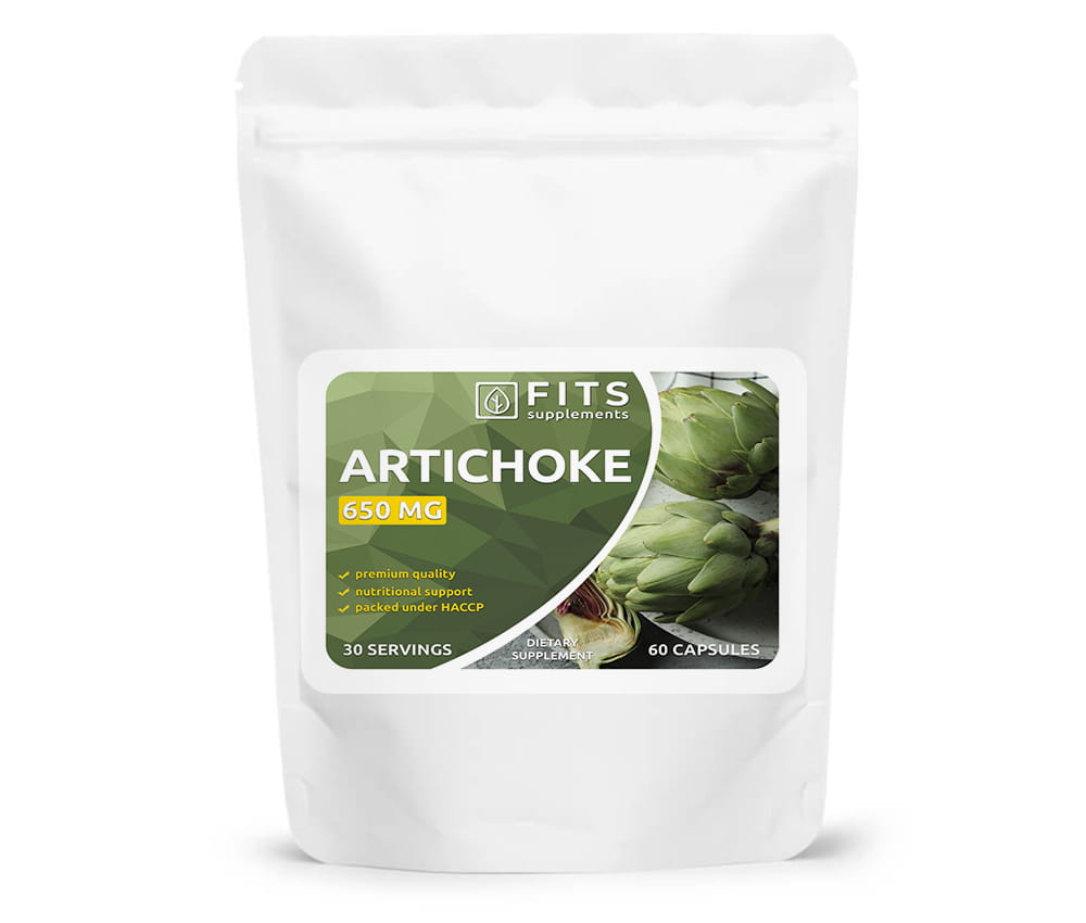 Artišokas 650mg 2.5% Cynarin kapsulės