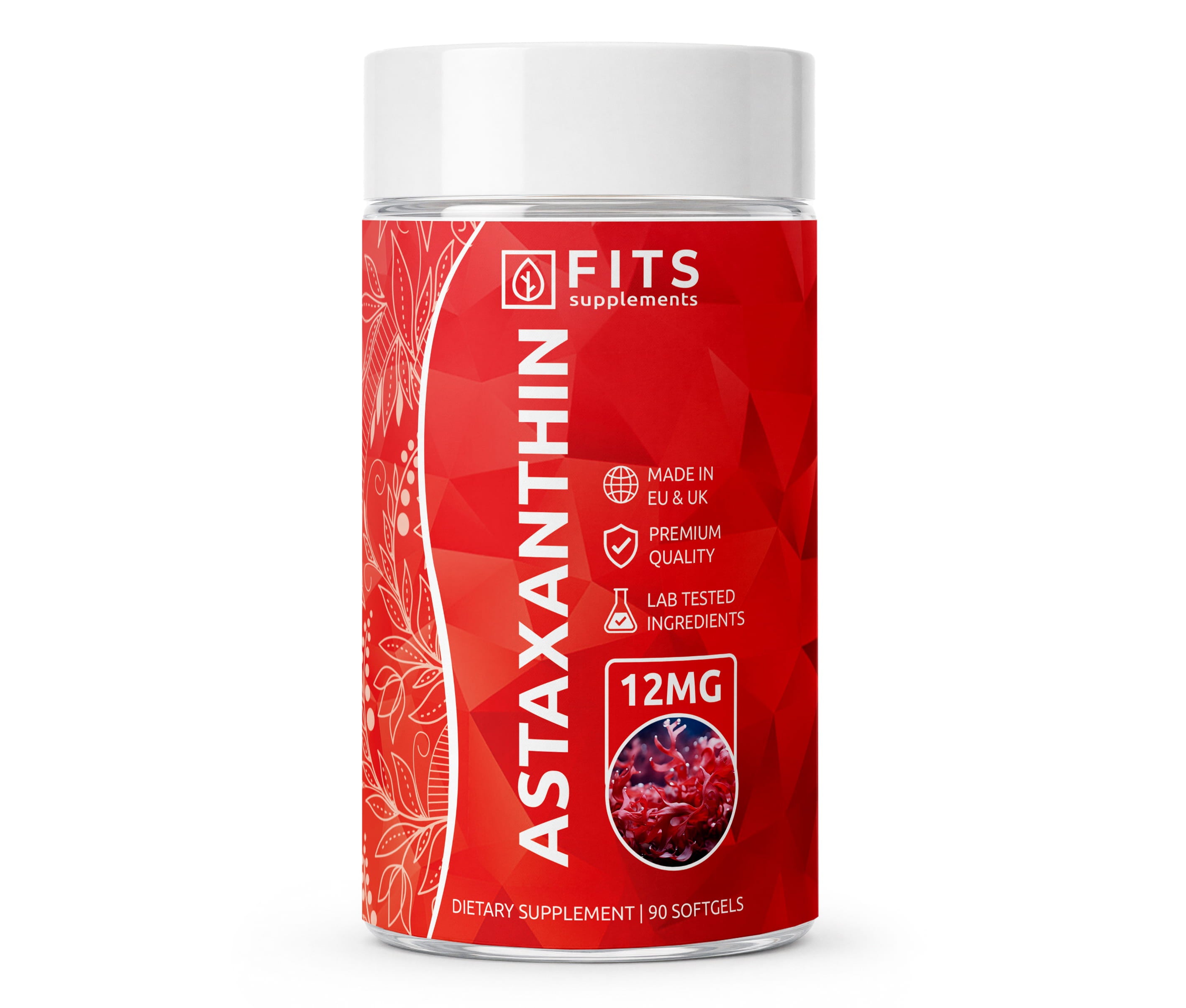 Astaksantinas Strong 12mg 90 minkštųjų kapsulių