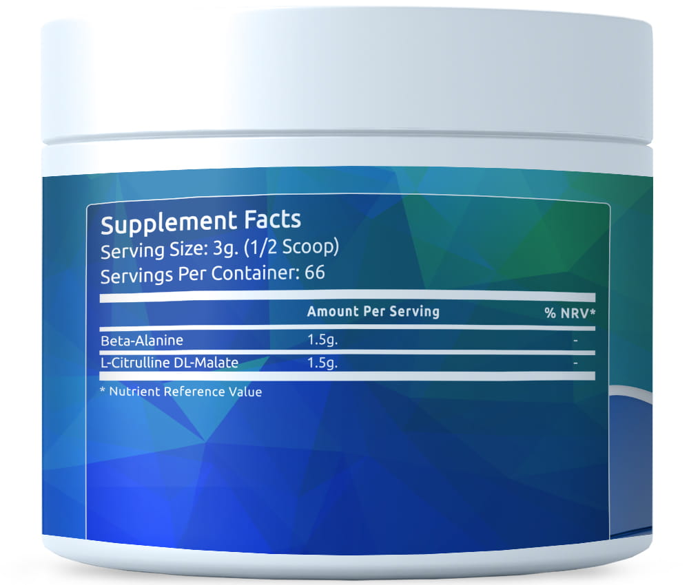 Beta-alanino ir citrulino milteliai 200 g