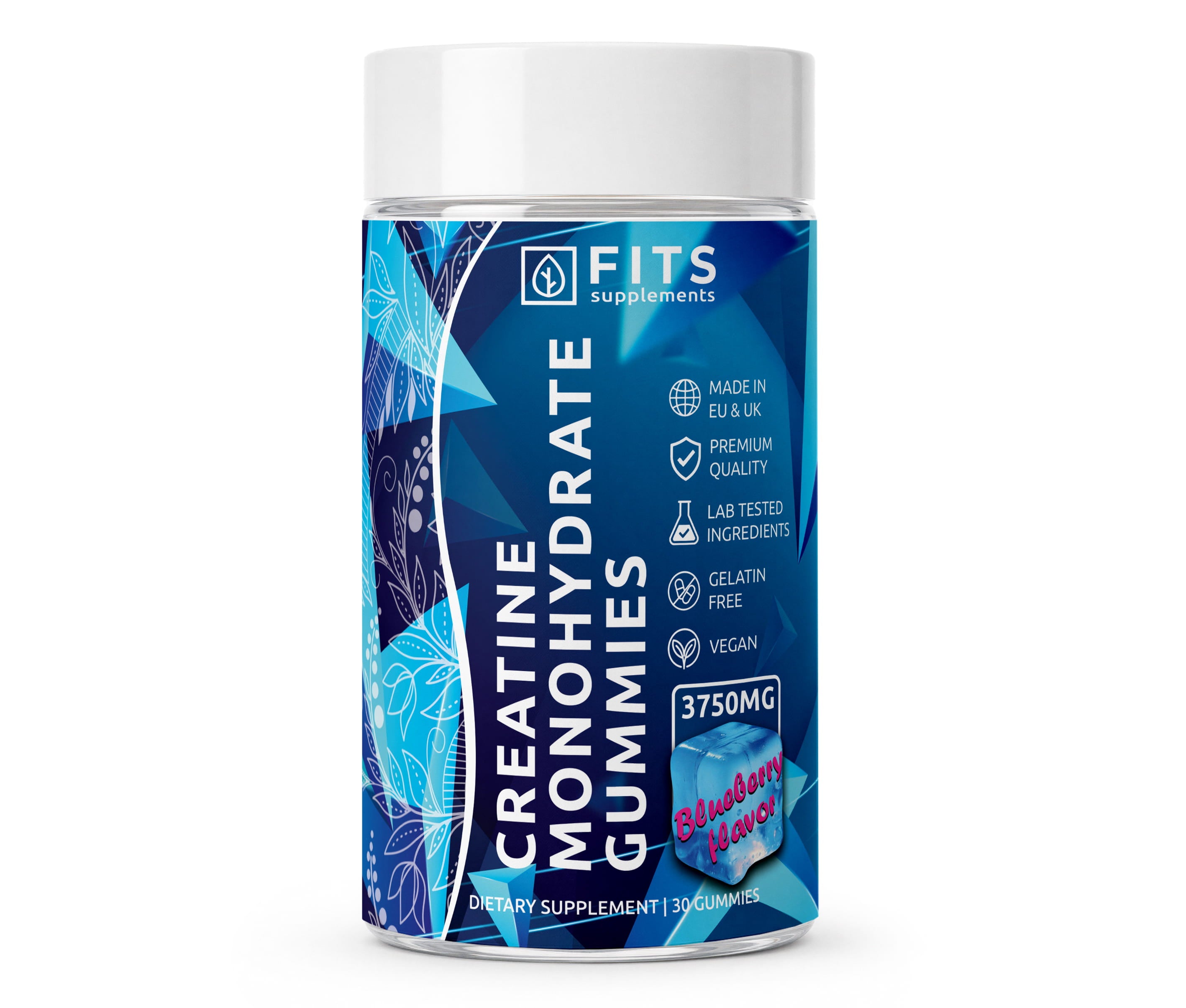 Kreatino monohidratas 3750 mg 30 kramtomųjų tablečių