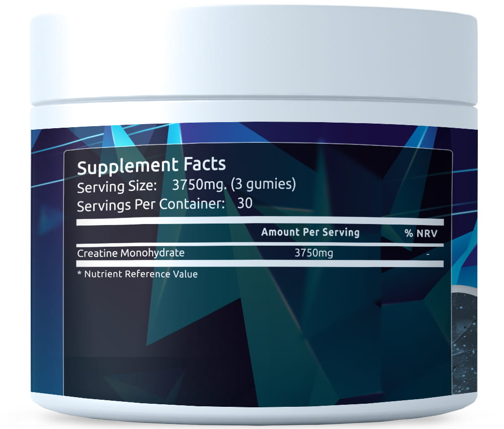 Kreatino monohidrato kramtomosios tabletės 3750 mg 90 tablečių