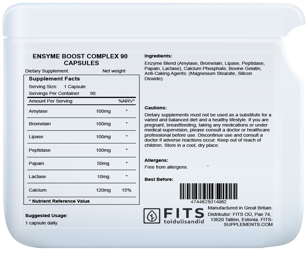 Enzyme Boost Complex kapsules